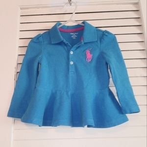 SIZE 18 MOS. RALPH LAUREN DRESS